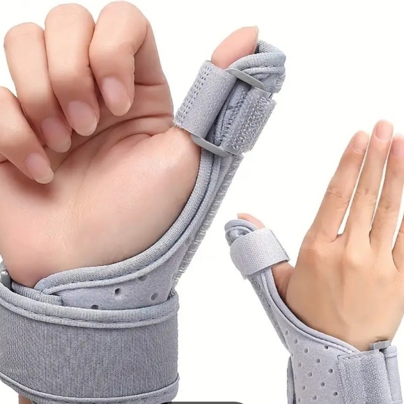 Thumb Wrist Brace Support Hand Sprain Carpal Tunnel Arthritis Running Left Right - Picture 3 of 3
